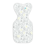 Υπνόσακος LoveToDream Swaddle UP Original 0.2tog  3.5-6kg – Small White Kisses Limited Edition