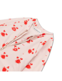 Swim Essentials Ολόσωμο μαγιό με προστασία UPF50+ και μακριά μανίκια "Oh Crab" 1-2  Ετών - Image 2