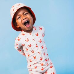 Swim Essentials Ολόσωμο μαγιό με προστασία UPF50+ και μακριά μανίκια "Oh Crab" 1-2  Ετών - Image 5