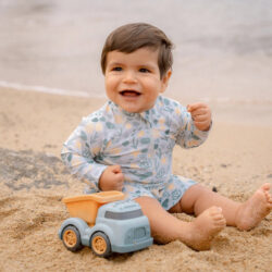 Little Dutch Μπλουζάκι μακρυμάνικο με προστασία UV Seashells Multi-colour 2-4 Ετών - Image 2