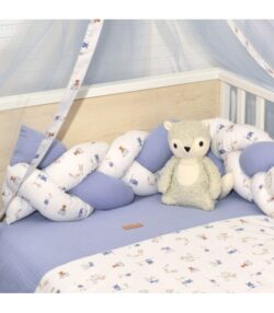 Πλεξούδα Τριπλή Βαμβακερή Design 414 20x200cm με Ειδική Εσωτερική Επένδυση Oliver Baby