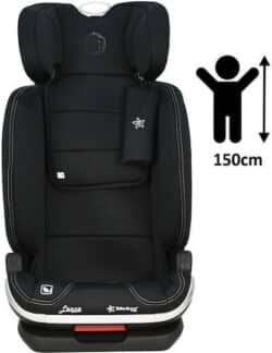 Bebe Stars Leon Plus Καθισματάκι Αυτοκινήτου i-Size με Isofix Black - Image 2