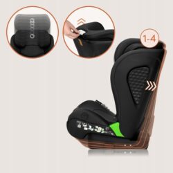 Lionelo Neal i-Size isofix κάθισμα αυτοκινήτου 100-150 cm black carbon - Image 7