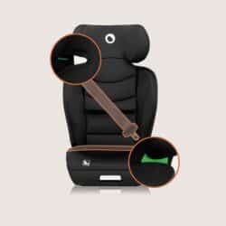 Lionelo Neal i-Size isofix κάθισμα αυτοκινήτου 100-150 cm black carbon - Image 9