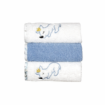 Baby Star Σετ Λαβέτες 2+1 Rhino