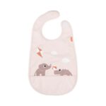 Done by Deer Αδιάβροχη Σαλιάρα Υφασμάτινη με Αυτοκόλλητο & Τσέπη Powder