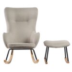 Baby Adventure Κουνιστή Πολυθρόνα Θηλασμού Grey Beige