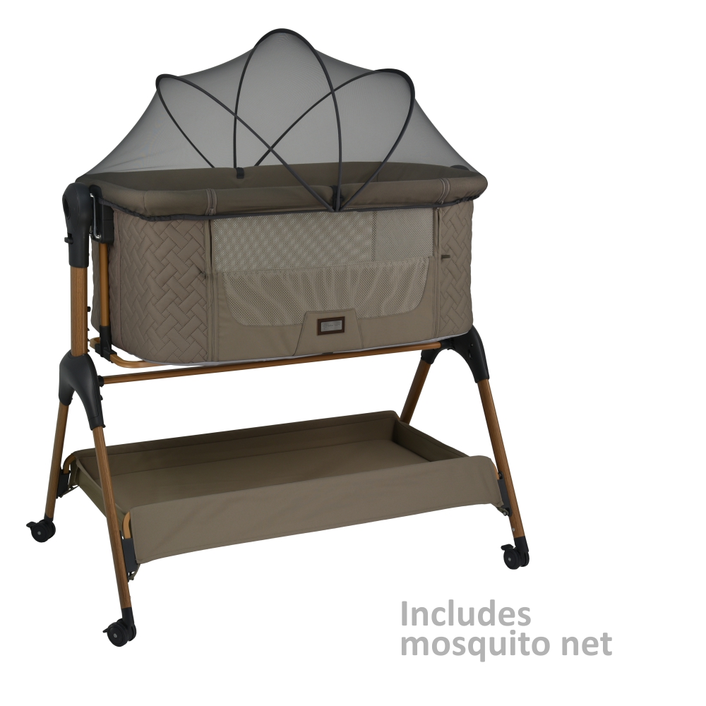 SWEETBABY-INGVART1 Bebe Stars Λίκνο Style 2 in 1 Natural Beige 847-182 - Image 1