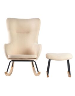 Baby Adventure Κουνιστή Πολυθρόνα Θηλασμού Light Brown