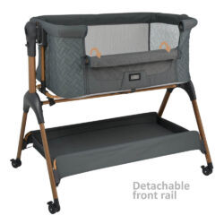 Bebe Stars Λίκνο Style 2 in 1 Smoked Grey 847-186 - Image 3