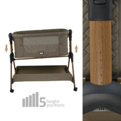 Bebe Stars Λίκνο Style 2 in 1 Natural Beige 847-182 - Image 7