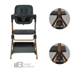  Bebe Stars Λίκνο Serenity 2 in 1 Smoked Grey 846-186 - Image 7