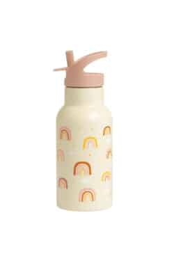 A Little Lovely Company Μπουκάλι με διπλό τοίχωμα από ανοξείδωτο ατσάλι 350ml Rainbows