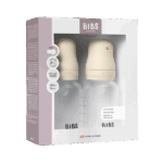 Bibs Σετ Πλαστικά Μπιμπερό 2Τμχ 150ml – Σιλικόνη Ivory