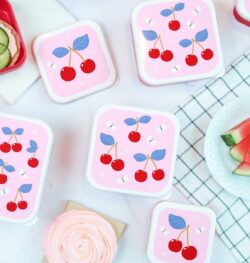 A Little Lovely Company Δοχείο φαγητού Lunch box - Cherries - Image 2