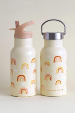 A Little Lovely Company Μπουκάλι με διπλό τοίχωμα από ανοξείδωτο ατσάλι 350ml Rainbows - Image 2