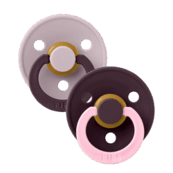 Bibs  Πιπίλες Colour 2Pack- Fusion Dusty Lilac & Ploum No1