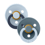 Bibs  Πιπίλες Colour 2Pack- Fusion Baby Blue & Petrol No1