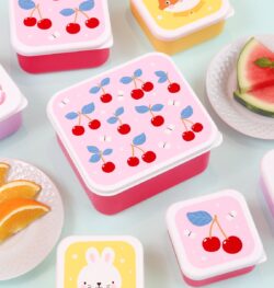 A Little Lovely Company Δοχείο φαγητού Lunch box - Cherries - Image 3