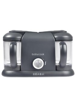 Béaba Ατμογάγειρας & Μπλέντερ Babycook Duo Dark Grey 2x1.1lt - Image 3
