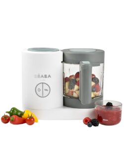 Béaba Ατμομάγειρας & Μπλέντερ Babycook Neo 4in1 Grey/White 1.25lt - Image 2