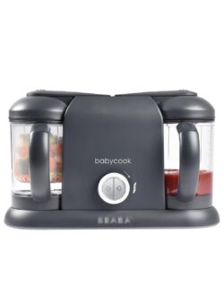 Béaba Ατμογάγειρας & Μπλέντερ Babycook Duo Dark Grey 2x1.1lt