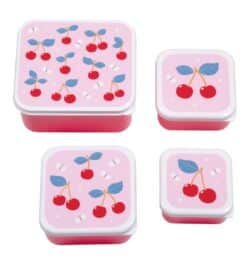A Little Lovely Company Δοχείο φαγητού Lunch box - Cherries