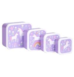 A Little Lovely Company Δοχείο φαγητού Lunch box - Unicorn Dreams - Image 4