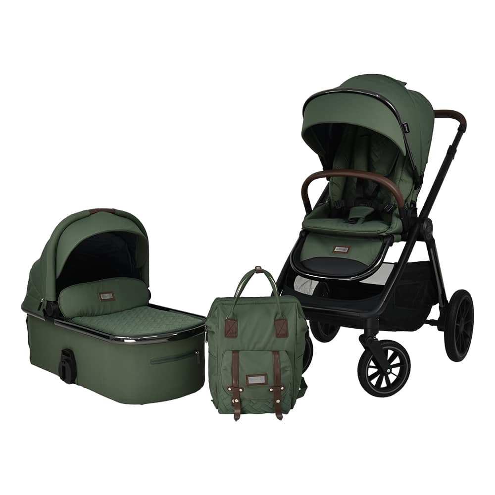 SWEETBABY-INGVART1 (1) Bebe Stars Πολυκαρότσι 2 Σε 1 Mythos Forest Green - Image 1
