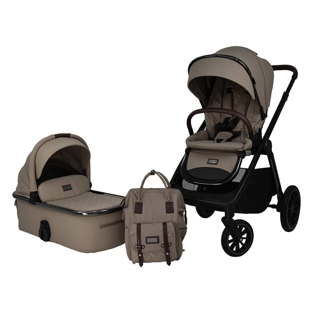 SWEETBABY-INGVART1 Bebe Stars Πολυκαρότσι 2 Σε 1 Mythos Natural Beige - Image 1