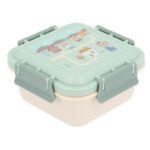 Tutete Μεγάλο Φαγητοδοχείο με καπάκι ασφαλείας Little Pigs