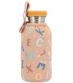 Tutete Aνοξείδωτο Μπουκάλι Νερού 500ml Funny Letters