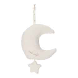 Little Υφασμάτινο μουσικό φεγγαράκι Newborn Naturals GRS