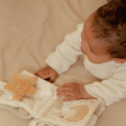 Little Dutch Υφασμάτινο βιβλιαράκι δραστηριοτήτων μικρό Newborn Naturals GRS - Image 7