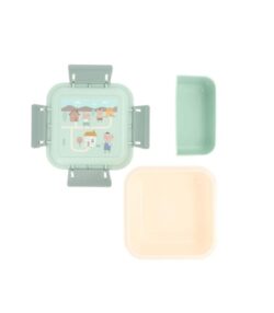 Tutete Μεγάλο Φαγητοδοχείο με καπάκι ασφαλείας Little Pigs - Image 2