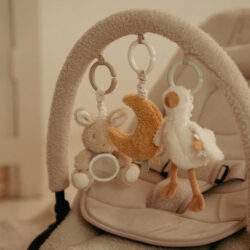 Little Dutch Υφασμάτινα κρεμαστά παιχνίδια δραστηριοτήτων Newborn Naturals GRS - Image 4