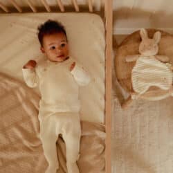 Little Dutch Υφασμάτινο ανάγλυφο ντουντού κουνελάκι Newborn Naturals GRS - Image 3