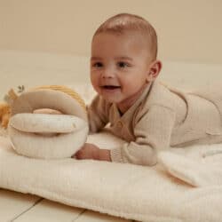 Little Dutch Υφασμάτινη μπάλα με χειρολαβές Newborn Naturals GRS - Image 2