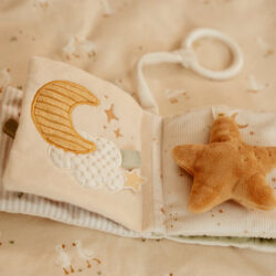 Little Dutch Υφασμάτινο βιβλιαράκι δραστηριοτήτων μικρό Newborn Naturals GRS - Image 6