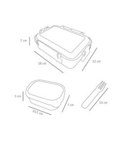 Tutete Μεγάλο Φαγητοδοχείο με καπάκι ασφαλείας City Cars - Image 3