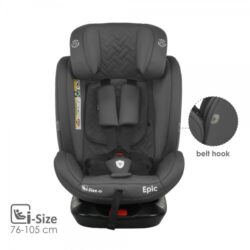 Bebe Stars Κάθισμα Αυτοκινήτου Epic Isofix i-Size 360° Smoked Grey 921-186 - Image 5
