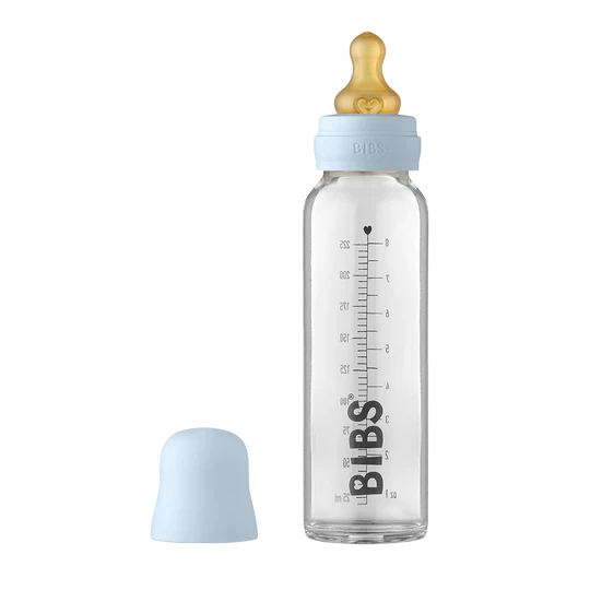 SWEETBABY-INGVART1 (1) Bibs Γυάλινο Μπιμπερό Baby Blue 225 ml - Image 1