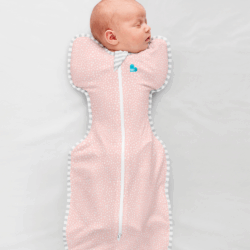 LoveToDream Υπνόσακος Swaddle UP Bamboo Original 1.0tog Pink Dot Limited Edition- 2.2-3.8kg – Newborn - Image 3