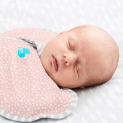 LoveToDream Υπνόσακος Swaddle UP Bamboo Original 1.0tog Pink Dot Limited Edition- 2.2-3.8kg – Newborn - Image 2