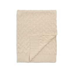Mamas & Papas Κουβέρτα Πλεκτή Πλεκτή 70*90 cm Dunkling Cable Cream
