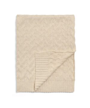 Mamas & Papas Κουβέρτα Πλεκτή Πλεκτή 70*90 cm Dunkling Cable Cream