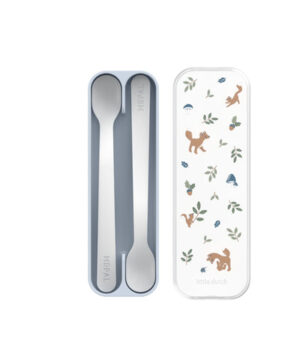 Little Dutch Σετ 2 κουταλάκια φαγητού Mio Forest Friends