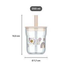 Little Dutch Παιδικό ποτήρι με καλαμάκι Mio 250 ml - Fairy Garden - Image 3