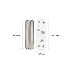 Little Dutch Σετ 2 κουταλάκια φαγητού Mio Forest Friends - Image 3