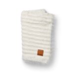 Elodie Κουβέρτακι Furry Knit Vanilla White